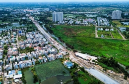 Con đường nghìn tỷ nối đại lộ 10 làn xe với cao tốc 30.000 tỷ ở Thành phố Hồ Chí Minh đang làm đến đâu?
