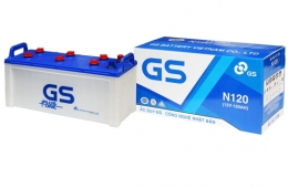 Bình ắc quy GS 120Ah chính hãng – Bền, ổn định, an toàn