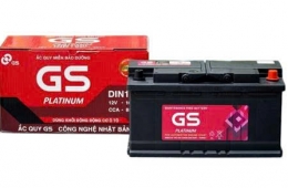 Ắc quy GS MF DIN100 12V 100AH lắp đặt tận nơi, giá hợp lý
