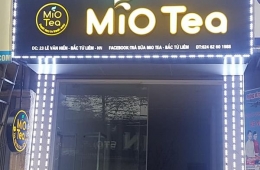 Nhận làm biển hiệu quán trà sữa TP HCM theo yêu cầu