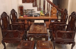 Cần thanh lý bộ bàn ghế gỗ trắc cũ? Gọi ngay nhận giá cao