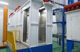 Lắp đặt buồng phun sơn tĩnh điện thu hồi bột giá tốt tại Bình Dương