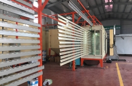 Lắp đặt dây chuyền sơn tĩnh điện treo tự động cùng Sơn Hải Thịnh