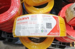 Phân phối dây điện bọc nhựa PVC Cadivi chính hãng, giá sỉ 