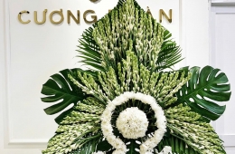 Mua giỏ hoa đi chùa sang trọng TPHCM tại Cương Đoàn Florist