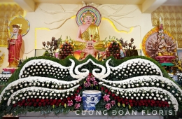 Mẫu hoa tâm linh trang nghiêm truyền thống