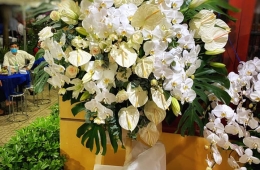 Dịch vụ hoa viếng đám tang 2 tầng TPHCM uy tín, giao hoa nhanh