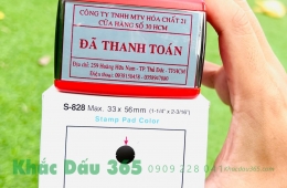 Dịch vụ khắc dấu đã thu tiền uy tín, nhận dấu trong ngày