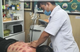 Quy trình kỹ thuật bấm huyệt giải cơ vùng cổ tại Đông Y Hoa Sen
