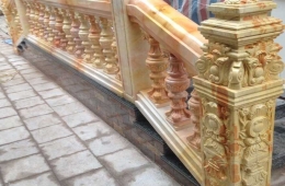 Cung cấp và thi công lan can lục bình đá hoa cương trọn gói