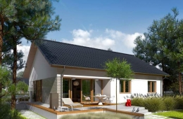 Mẫu nhà tiền chế cấp 4 đơn giản hiện đại