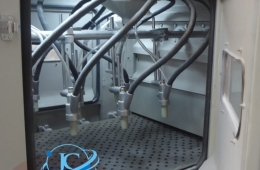 Mua máy phun cát tự động băng tải giá rẻ, chất lượng