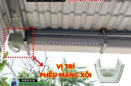 Bán phụ kiện máng xối nhựa PVC chính hãng, bền bỉ