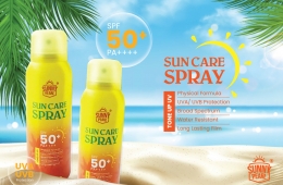 Sun Care Spray Tone Up SPF 50+: Xịt chống nắng vật lý hiệu quả cho làn da
