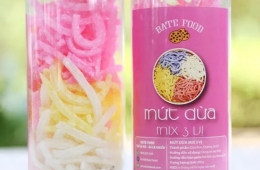 In tem nhãn mứt dừa đẹp, đa dạng mẫu mã và kích thước