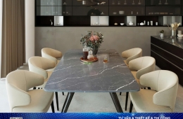 Dịch vụ thi công bếp đá hoa cương trọn gói giá tốt