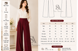 Thiết kế rập quần tây nữ chuẩn form dáng theo yêu cầu