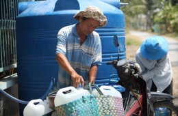 Long An: Gần 5.000 hộ dân thiếu nước mùa khô
