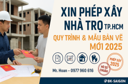 Dịch vụ xin giấy phép xây dựng nhà trọ, nhà cho thuê TP.HCM