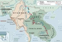 Thế khó của Việt Nam trước các đập thủy điện trên sông Mê Kông của Lào