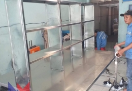 Gia công tủ inox đựng hóa chất chất lượng vượt trội