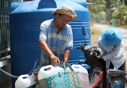 Long An: Gần 5.000 hộ dân thiếu nước mùa khô